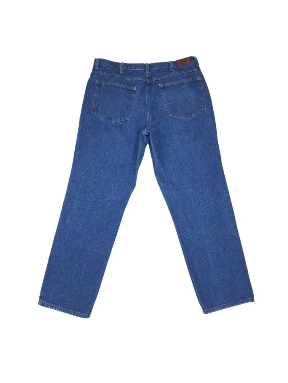 L.L. Bean Mens Classic Fit Blue Denim Jeans Size 37x30 100% Cotton Straight Leg